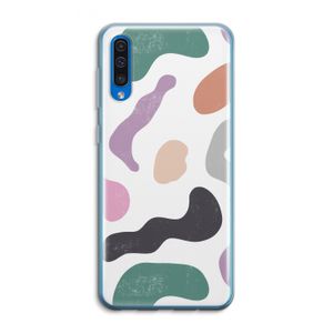 Memphis Shapes: Samsung Galaxy A50 Transparant Hoesje