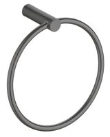 Handdoek ring Ida | Wandmontage | 15.6 cm | Gun metal
