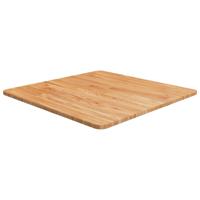 Tafelblad vierkant 60x60x1,5 cm massief eiken lichtbruin