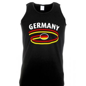 Heren singlet met Duitsland print 2XL  -