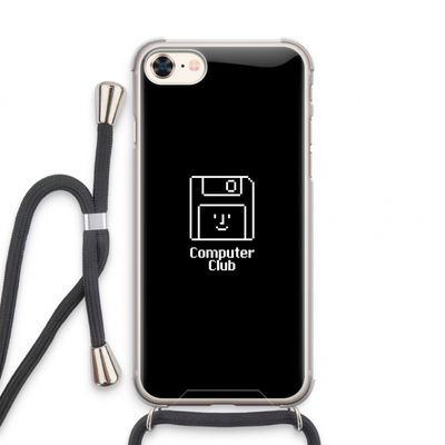 Hello: iPhone 7 Transparant Hoesje met koord
