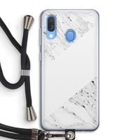 Biggest stripe: Samsung Galaxy A40 Transparant Hoesje met koord