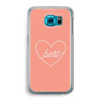 Best heart: Samsung Galaxy S6 Transparant Hoesje