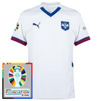 Servië Shirt Uit 2024-2025 + Euro 2024 Badges - thumbnail