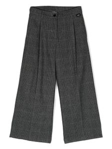 Aspesi Kids pantalon à carreaux - Gris