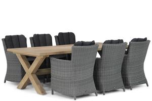 Garden Collections Venerdi/Oregon 240 cm dining tuinset 7-delig