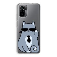 Cool cat: Xiaomi Redmi Note 10 Pro Transparant Hoesje