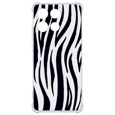 TPU Telefoonhoesje Motorola Moto G56 - Zebra backcover
