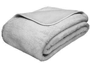 Gözze Premium Cashmere-Feeling deken (130 x 170 cm, Zilver)