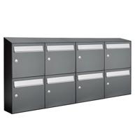 Allux Flow Set 4-Breed, 2-Hoog Met Dak Antraciet - 40040065_4x2d