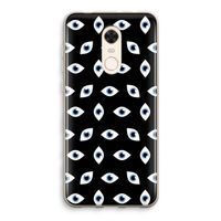 Eyes pattern: Xiaomi Redmi 5 Transparant Hoesje