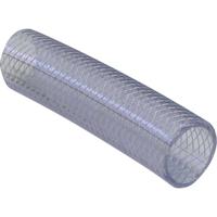 TOOLCRAFT PVC.Gewebeschlauch 538876 13.2 mm 1/2 inch per meter Transparant Weefselslang