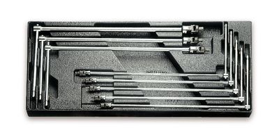 Beta Harde voorgevormde inzetbakken met assortiment gereedschap T65 - 024240065