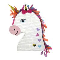 Pinata van papier - Eenhoorn/unicorn thema - 42 x 30 cm - Feestartikelen verjaardag Pinata van papier - Eenhoorn/unicorn thema - 42 x 30 cm - Feestartikelen verjaardag
