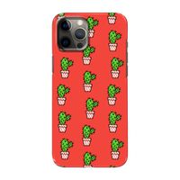 Mini cactus: Volledig geprint iPhone 12 Pro Max Hoesje