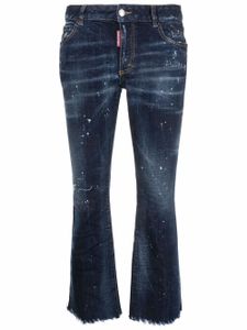 DSQUARED2 jean court évasé - Bleu