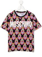 Moschino Kids t-shirt à imprimé ourson - Noir