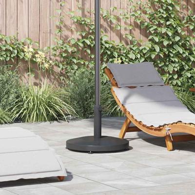 Buiten Parasolvoet Donkergrijs 48 x 48 x 32 cm Staal, Beton