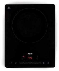 Domo inductiekookplaat, 1 vuur, 2000W, zwart