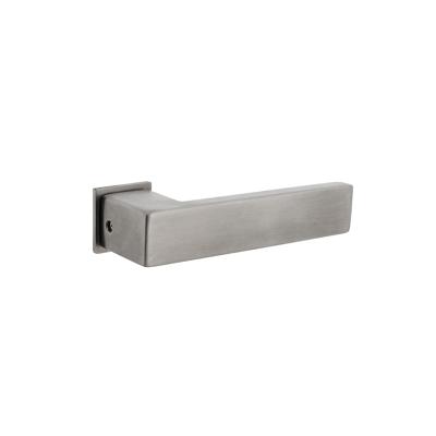Intersteel Deurkruk Amsterdam op minimalistische rozetten - RVS