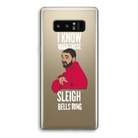 Sleigh Bells Ring: Samsung Galaxy Note 8 Transparant Hoesje
