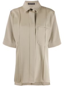 Kwaidan Editions chemise oversize à manches courtes - Tons neutres