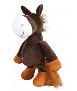 Trixie pluche paard met dierengeluid (32 CM)