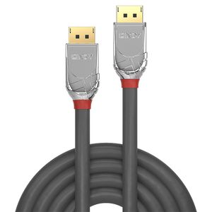 LINDY 36304 DisplayPort-kabel DisplayPort Aansluitkabel DisplayPort-stekker, DisplayPort-stekker 5.00 m Grijs