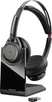 Plantronics UC B825 On Ear headset Telefoon Bluetooth Stereo Zwart Noise Cancelling Microfoon uitschakelbaar (mute) - thumbnail