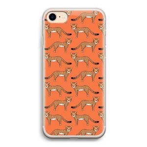 Cheetah: iPhone 7 Transparant Hoesje