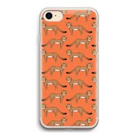 Cheetah: iPhone 7 Transparant Hoesje