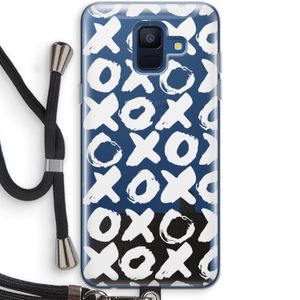 XOXO: Samsung Galaxy A6 (2018) Transparant Hoesje met koord
