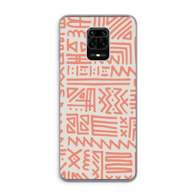 Marrakech Pink: Xiaomi Redmi Note 9 Pro Transparant Hoesje