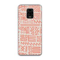 Marrakech Pink: Xiaomi Redmi Note 9 Pro Transparant Hoesje Marrakech Pink: Xiaomi Redmi Note 9 Pro Transparant Hoesje