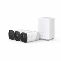 Eufy Cam 2 Pro 3 camera's + basisstation IP-camera Wit Eufy Cam 2 Pro 3 camera's + basisstation IP-camera Wit