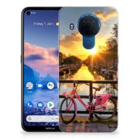 Nokia 5.4 | Silliconen Back Cover | Amsterdamse Grachten