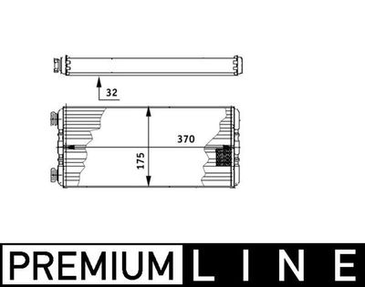 Kachelradiateur, interieurverwarming AH131000P