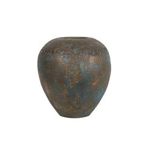 Beliani - NIDA - Decoratieve vaas - Goud - Terracotta