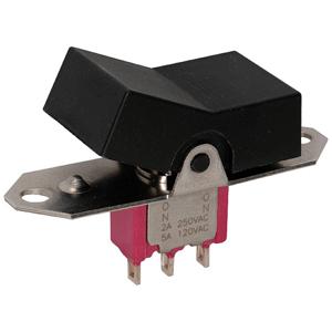 C & K Switches 7208J25ZQE2 Wipschakelaar 120 V/AC, 28 V/DC 5.00 A 2x aan/(aan) 1 stuk(s) Bulk