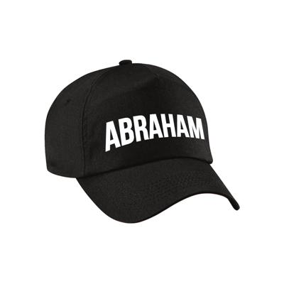 Abraham 50 jaar cadeau petje - baseball cap - zwart - voor heren - Tuinpop of verjaardag cadeau