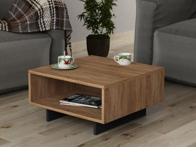 Salontafel QUETAL 60 cm eik/antraciet