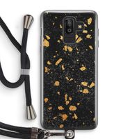 Terrazzo N°7: Samsung Galaxy J8 (2018) Transparant Hoesje met koord