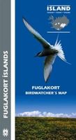 Vogelgids Birdwatcher's Map of Iceland / Vogelkaart van IJsland | Mal og Menning - thumbnail