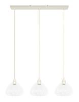Light & Living Hanglamp 'Bisho' 3-lamps, kleur Crème