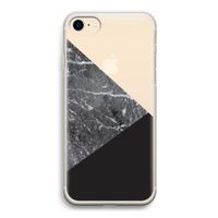 Combinatie marmer: iPhone 7 Transparant Hoesje