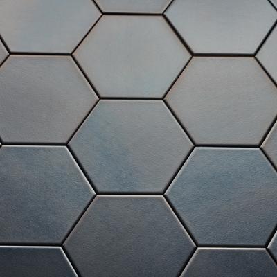 Dateg Wandtegel Hexagon Onda Platinum