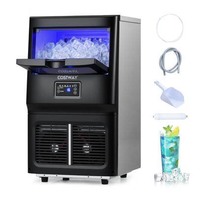 Commerciële Ijsmachine Vrijstaand Apparaat van Roestvrij Staal met Automatische reiniging en Filtratie