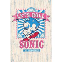 Poster Sonic Lets Roll 61x91,5cm