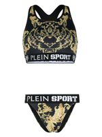 Plein Sport bikini à imprimé baroque - Noir