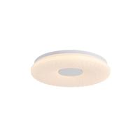 Searchlight PlafonniereHalolux chroom en wit - 72200-38WH